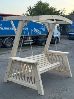 Гойдалка ''Тайлор'' дерев'яна без даху