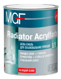 Акваемаль MGF Radiator Acrylfarbe для опал. пристроїв 0.75 л