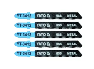 Полотно для електролобзика(метал) YATO, 32TPI, l=75мм, набір 5пр.