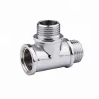 Трійник хром SD Forte ВЗЗ 1/2''