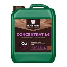 Мідний біозахистний засіб для деревини CONCENTRAT 1:6 BAYRIS (коричневий) 5л