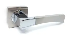 Ручка дверна на розетці KEDR R08.130-AL-SN/CP