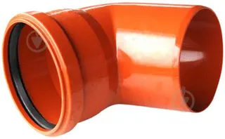 Коліно ПВХ Valrom d315*87*