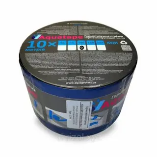 Стрічка самоклеюча герметизуюча AQUATAPE  коричнева 10см*3,00м