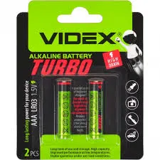 Батарейка Videx LR03/AAA Turbo (мініпальчики) ціна за 1шт