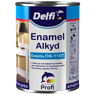 Емаль Delfi 0,9 кг біла