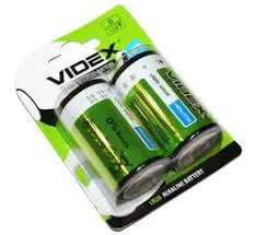 Батарейка Videx LR20/D лужна блістер цiна за 1 шт