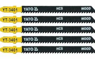 Пильне полотно д/лобзика(метал.керам) YATO 5шт L75мм (поштучно)