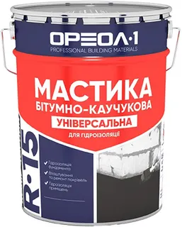 Мастіка бітумно-каучукова універсальна  OREOL 10кг