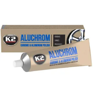 К2 Aluchrom Паста для полірування хромованих деталей 120г K0031