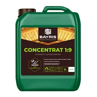 Біозахист для дереевини BAYRIS концентрат 1:9 Безбарвний 5л