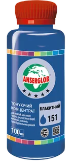 Концентрат тонуючий Anserglob 100 мл №151 блакитний