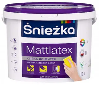 Фарба В\Е Sniezka Max Latex BRILLIIANT 14кг (10л)