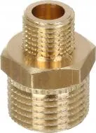 Ніпель перехідний латунний 1/2*1" (дешевий)