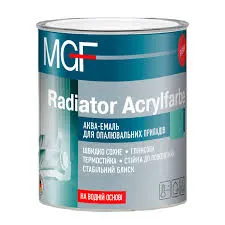 Акваемаль MGF Radiator Acrylfarbe для опал. пристроїв 2,5 л