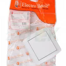 Вимикач одноклавішний ElectroHouse Acura, білий