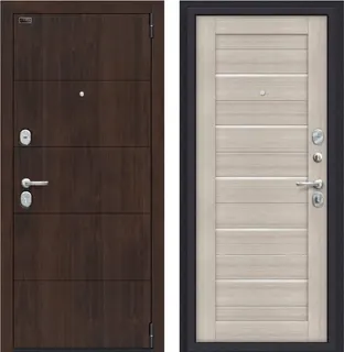Двері вхідні Porta S-3 Almon 28WP/Cappuccino Veralinga 98*2050 Пр