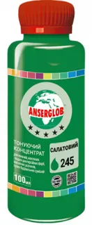 Концентрат тонуючий Anserglob 100 мл №245 салатовий