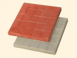 Плитка тротуарна 250*250*25мм Ластрик червона (16шт/м²)