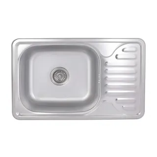 Мийка для кухні 6642 Satin (0.8 mm) Lidz/Brinex