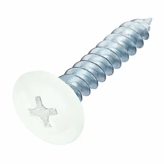 Шуруп з пресшайбою гострий 4,2*19 RAL 9003 500шт/уп