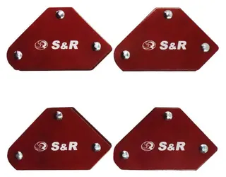 S&R Магнітний тримач 34 кг кутовий 45˚,90˚,135˚ для зварювання
