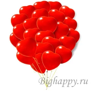 Шар надувний 30см 991915 сердечка