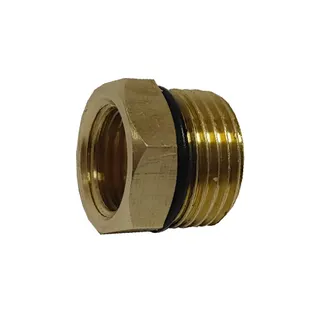 Футорка латунна ЗВ 1*3/4''усил