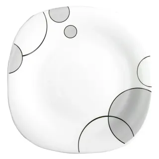 Сірі бульбашки Square Тарілка дес 215см Vittora