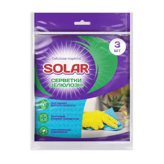 Серветка д/приб. Solar 3 шт. целюлоза