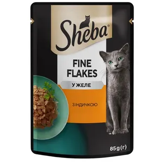 Корм Sheba з індичкою в желе 85г