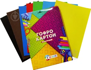 Картон кольор+папір кол  А 4 /7 +7/Тетрада