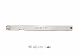 Щупи вимірювальні YATO 0.02 - 0.5 мм 100 мм 10 шаблонів