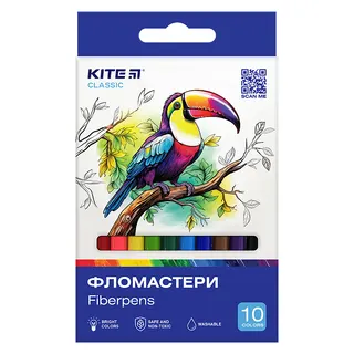 Фломастери "Kite" на 10кол.