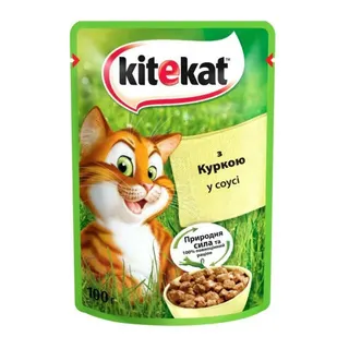 Корм для котів Кітікет курка в соусі 85/100 гр