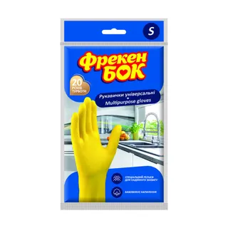 Рукавиці резинові S Універсальні д/миття посуду Фрекен Бок