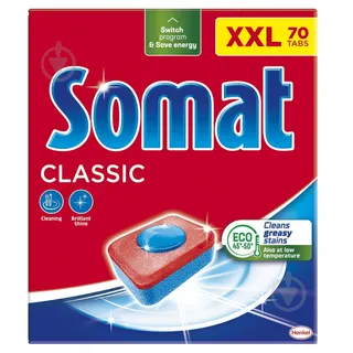 Сомат табл. д/посудомийки -50шт Класік