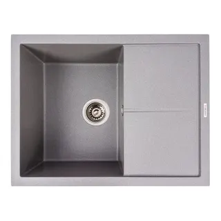 6550 CRIPTA матова  Мийка гранітна Platinum/VALESO (сірий мусон)