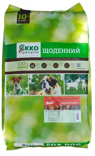 Корм для собак ЕкоГранула Щоденний 1кг  вагов