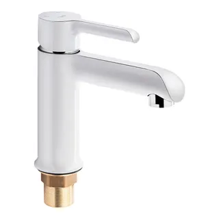 Змішувач для умивальника QTAP Grand 001F білий