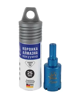 Коронка алмазна вакуумна T-Nova 25mm