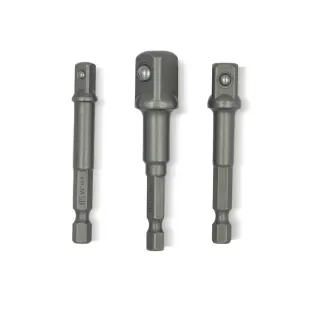 Набір перехідників для торцевих головок 1/4", 3/8", 1/2" 3 шт. HAISSER