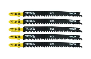 Полотно для електролобзика(дерево) YATO, 13TPI, набір 5пр. l=115мм,