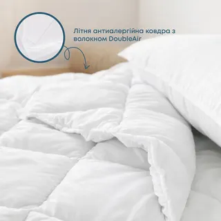 Ковдра WHITE COMFORT 172*205 /microfib