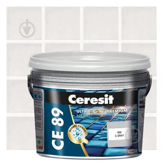 Затирка для плитки Ceresit CE 89 ULTRAEPOXY PREMIUM 2,5 кг №817 Міцний Сланець