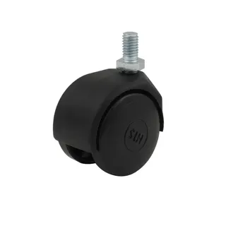 Ролик пластиковий HTS 405 з гвинтом М8, Ø 40мм, max 20кг, чорний