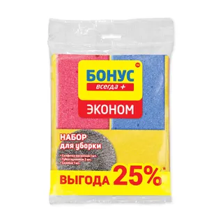 БОНУС Салфетка віскозна  3 шт
