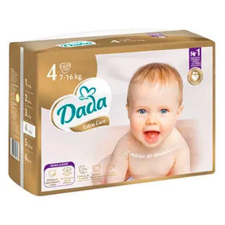 ДАДА памперс 4 Максі екстра Care /7-18кг/ 42шт-уп