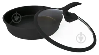 Сковорода Lesner Black Pro алюм антиприг 24 см 88374-24