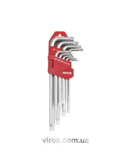  НАБІР КЛЮЧІВ Г-ПОДІБНИХ TORX, TX10-T50мм, 9 штSIGMA